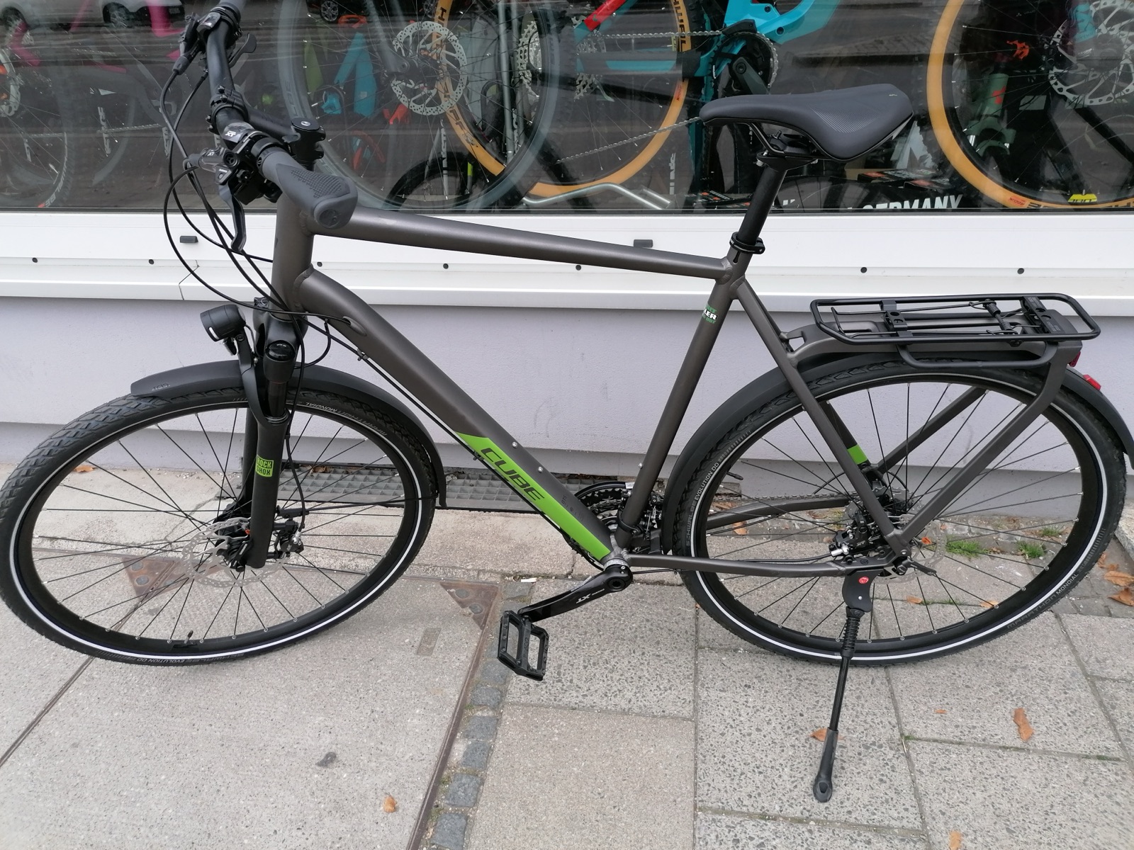 Mein Fahrrad am Tag des Sturzes – ohne einen einzigen Kratzer